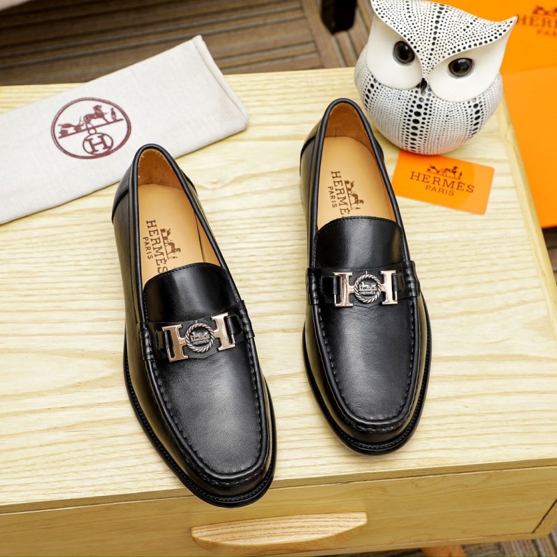 H**mes leather shoes